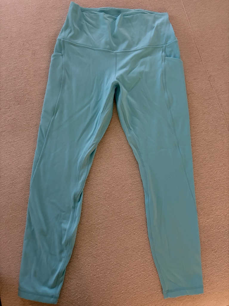 Lululemon Align 25” Light Teal High-Waist Pocket Leggings